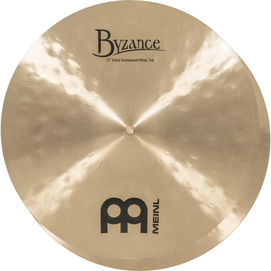 Meinl Byzance Traditional Extra Hammered Hi Hat Cymbals 15"