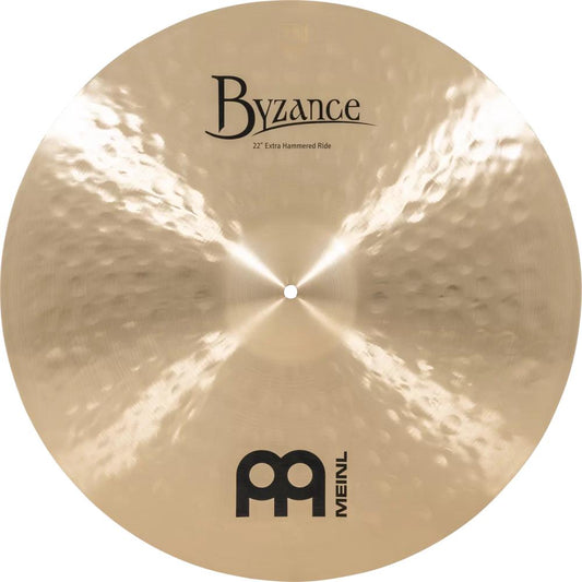 Meinl Byzance Traditional Extra Hammered Ride Cymbal 22"