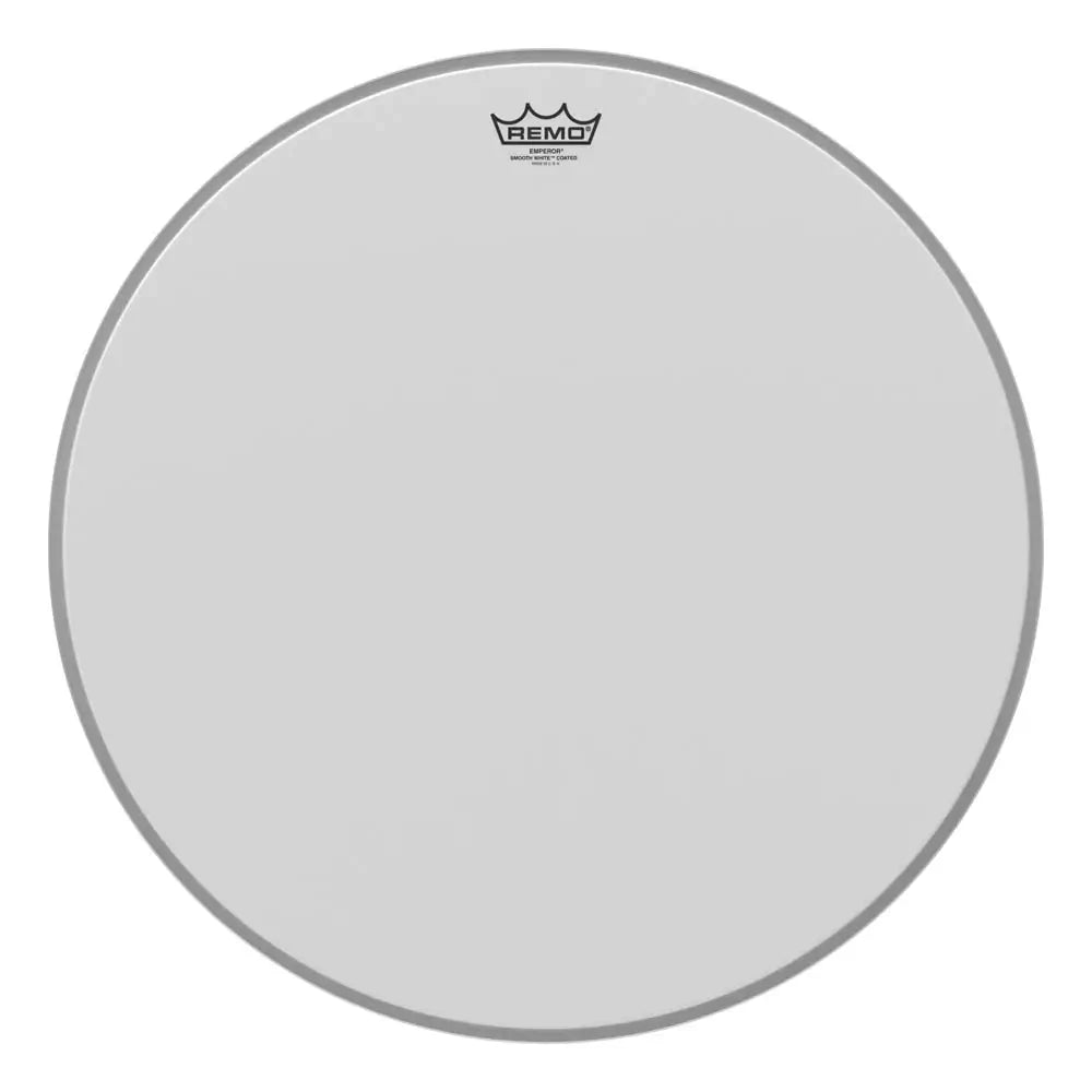 Remo Emperor Coated Smooth White Bass Drumhead 20" - Drum Center Of Portsmouth