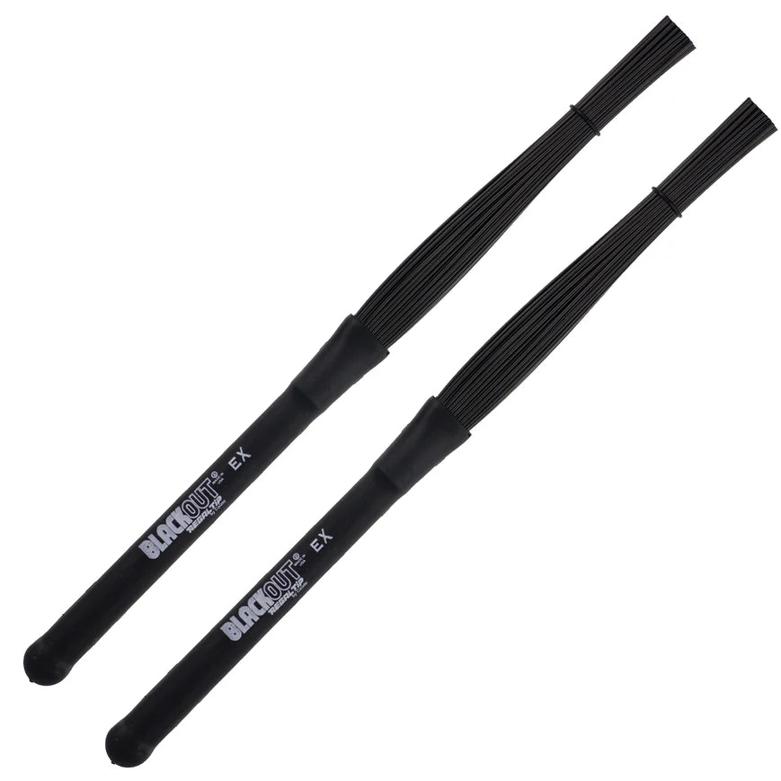 Regal Tip 521R-BJ Blackout EX Cajon Brushes - Drum Center Of Portsmouth