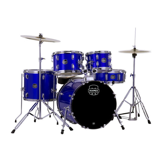 Mapex Comet 5pc Complete Drum Set Indigo Blue 18/10/12/14/14 - Drum Center Of Portsmouth