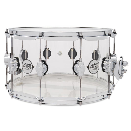DW Design Snare Drum 14x8 Clear Acrylic - Drum Center Of Portsmouth