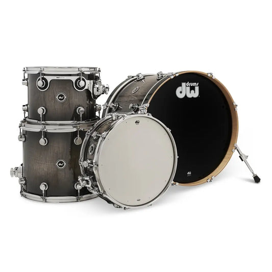 DW DWe 4pc Electronic/Acoustic Drum Shell Pack Curly Maple Burst - Drum Center Of Portsmouth