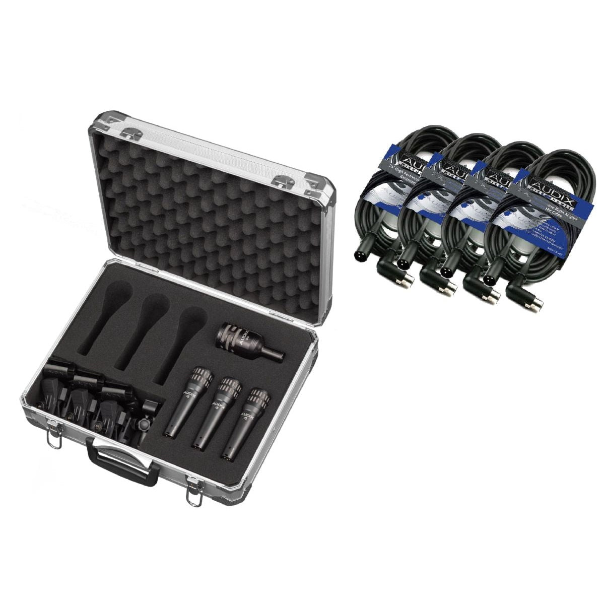 Audix DP4 Microphone w/FREE Mic Cables (x4) - Drum Center Of Portsmouth