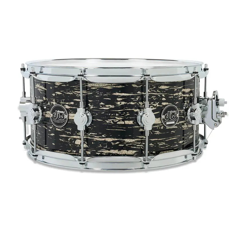 EMBARGOED - ACTIVATE OCT 13 - DW Performance Limited Edition Snare Drum 14x6.5 Black Oyster Glass - Drum Center Of Portsmouth