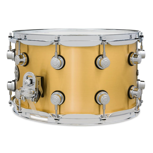 DW Performance Polished Brass Snare Drum 14x8 - Drum Center Of Portsmouth