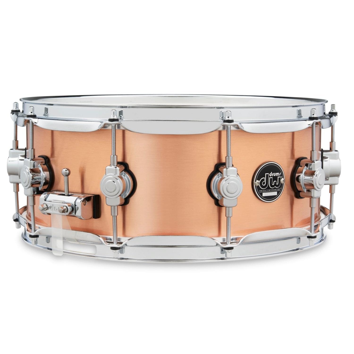 DW Performance Polished Copper Snare Drum 14x5.5 - Drum Center Of Portsmouth
