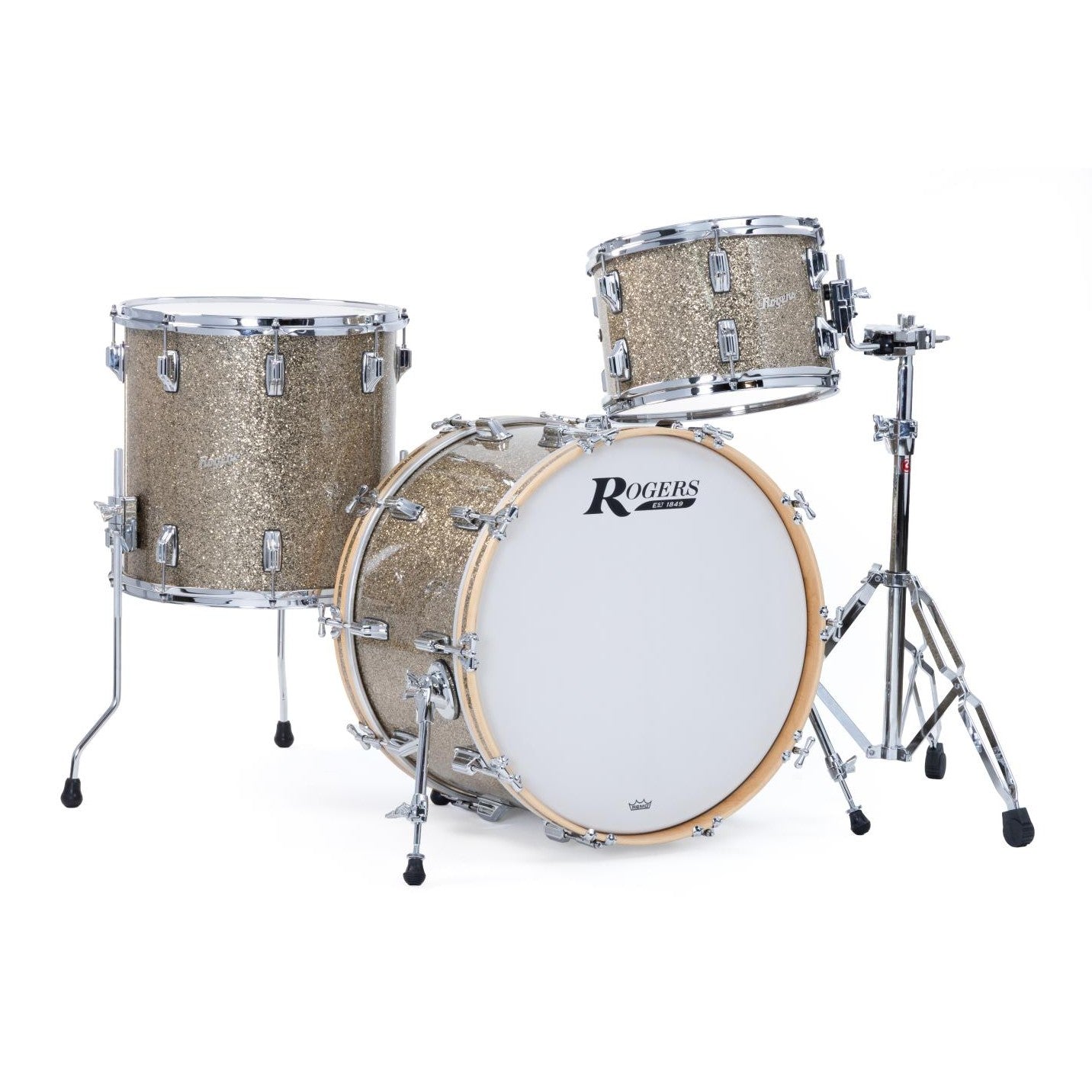 Rogers Dayton 3pc Drum Set 22/13/16 Ginger Glass - Drum Center Of Portsmouth
