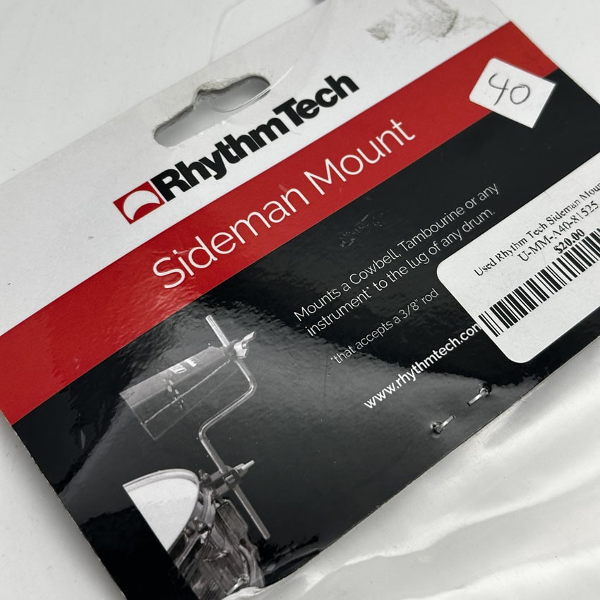 Used Rhythm Tech Sideman Mount - Excellent - Drum Center Of Portsmouth