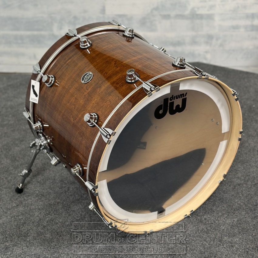 DW Performance Bass Drum 22x18 Walnut Lacquer - DCP Exclusive! - Drum Center Of Portsmouth
