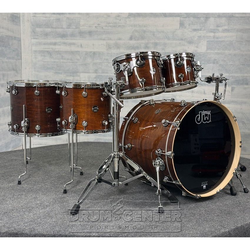 DW Performance 5pc Drum Set w/22"BD Walnut Lacquer - DCP Exclusive! - Drum Center Of Portsmouth