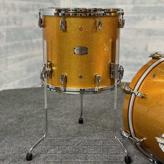 Yamaha Absolute Hybrid Maple 3pc Jazz Drum Set Gold Champagne Sparkle - Drum Center Of Portsmouth