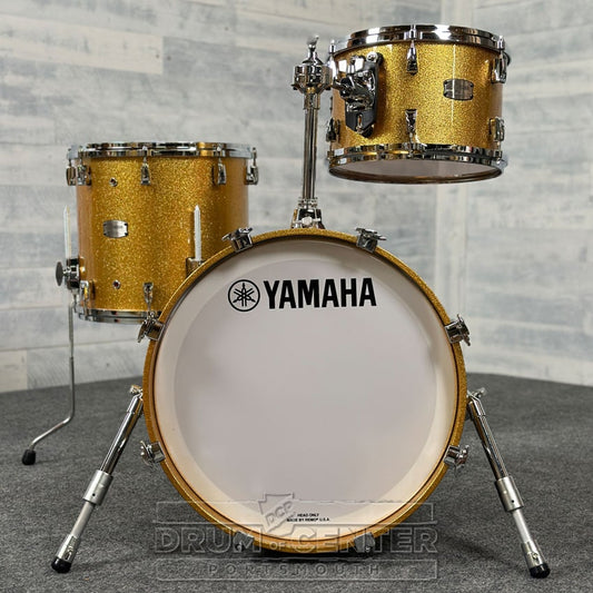 Yamaha Absolute Hybrid Maple 3pc Jazz Drum Set Gold Champagne Sparkle - Drum Center Of Portsmouth