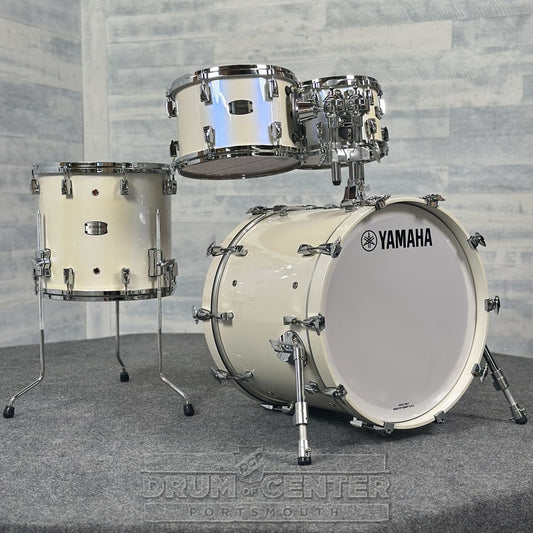 Yamaha Absolute Hybrid 4pc Drum Set w/20BD Polar White - Drum Center Of Portsmouth