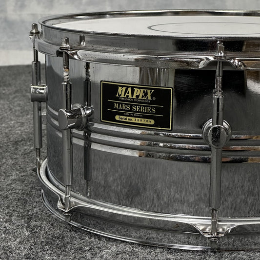 Used Mapex Mars Steel Snare Drum 14x6.5 - Good - Drum Center Of Portsmouth