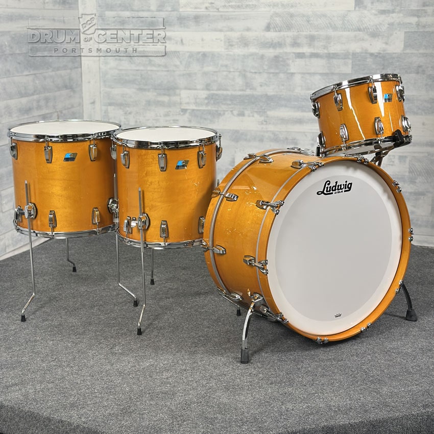 Ludwig Legacy Maple 4pc Bonham Drum Set Golden Slumbers - Drum Center Of Portsmouth
