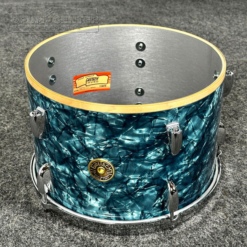 Gretsch USA Custom 3pc Drum Set 18/12/14 Turquoise Pearl - Drum Center Of Portsmouth