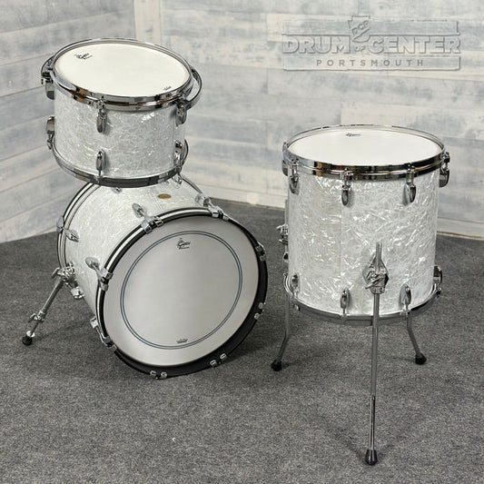 Gretsch USA Custom 3pc Drum Set 18/12/14 '60s Marine Pearl - Drum Center Of Portsmouth