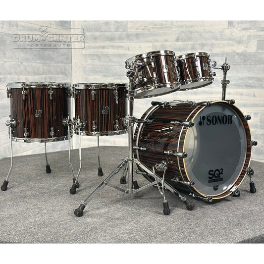 Sonor SQ2 Beech 5pc Drum Set Ebony Gloss - Drum Center Of Portsmouth