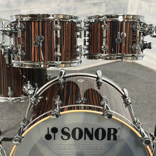 Sonor SQ2 Beech 5pc Drum Set Ebony Gloss - Drum Center Of Portsmouth