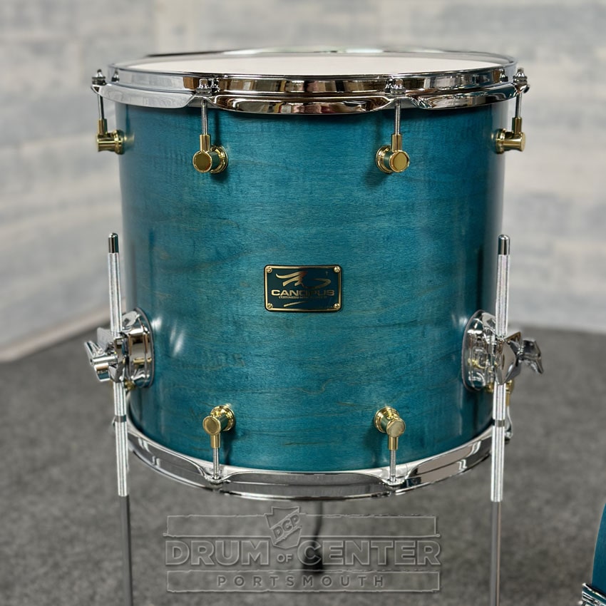 Canopus RFM 3pc Jazz Drum Set Teal Oil - Drum Center Of Portsmouth