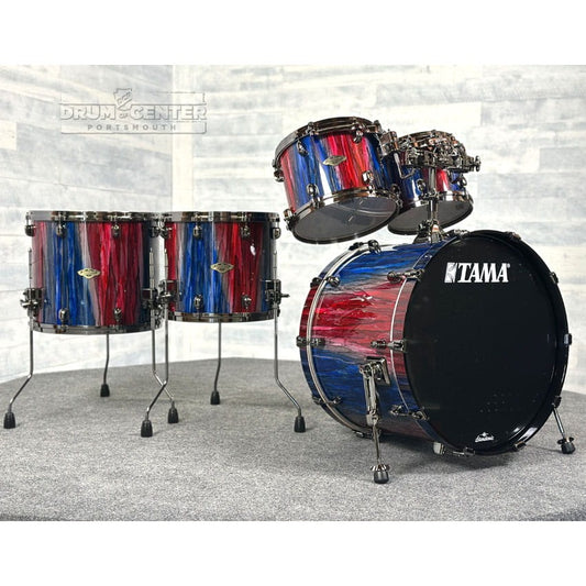 Tama Starclassic Limited Edition Walnut/Birch 5pc Drum Set Crimson Sapphire Cascade - Drum Center of Portsmouth