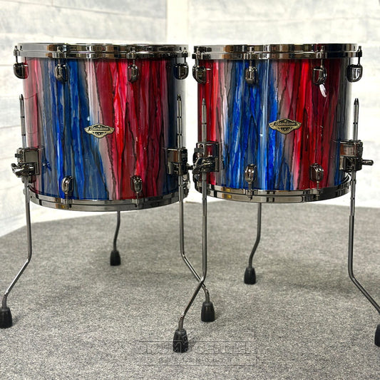 Tama Starclassic Limited Edition Walnut/Birch 5pc Drum Set Crimson Sapphire Cascade - Drum Center of Portsmouth