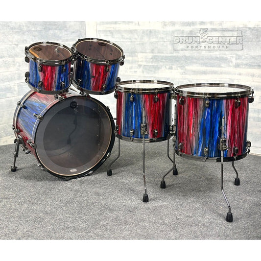 Tama Starclassic Limited Edition Walnut/Birch 5pc Drum Set Crimson Sapphire Cascade - Drum Center of Portsmouth