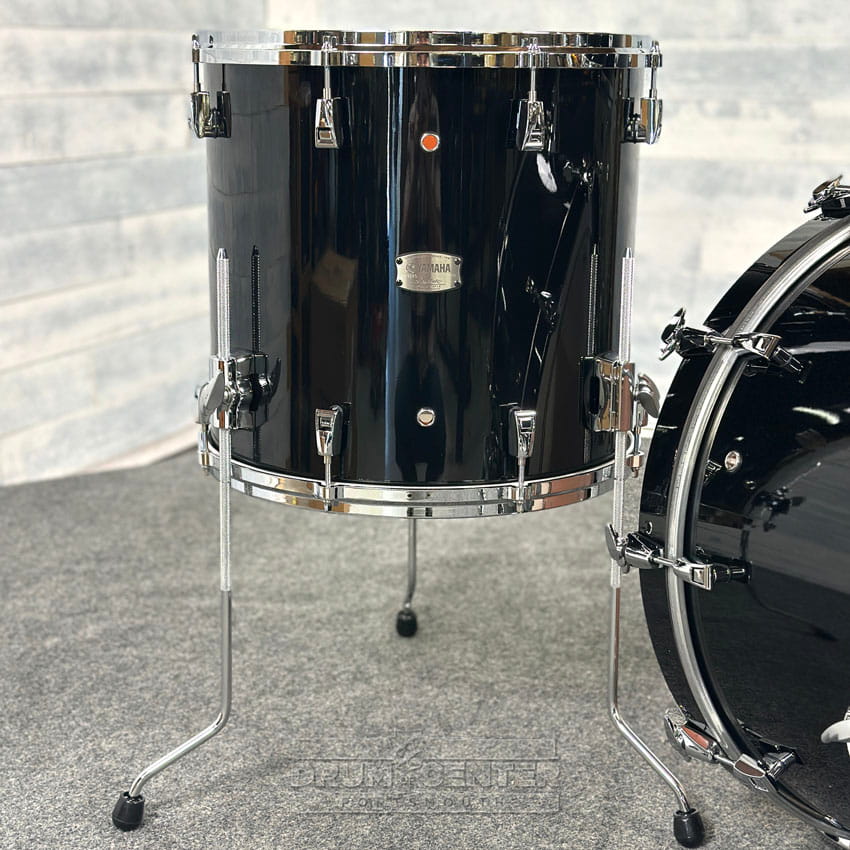 Yamaha Absolute Hybrid Maple 3pc Drum Set Solid Black - Drum Center Of Portsmouth