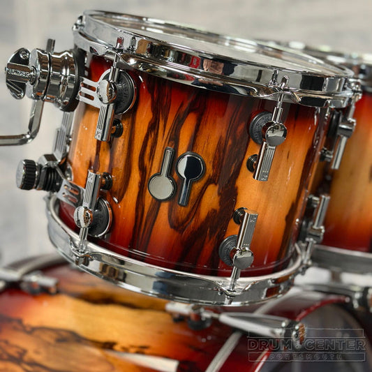 Sonor SQ2 Beech 5pc Drum Set Red Burst over African Marble Gloss - Drum Center Of Portsmouth
