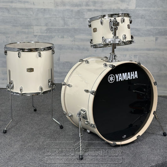 Yamaha Stage Custom Birch 3pc Drum Set 24/13/16 Classic White - Drum Center Of Portsmouth