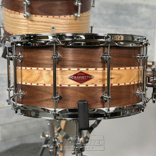 Craviotto Private Reserve Walnut/Ash 5pc Drum Set - Drum Center Of Portsmouth