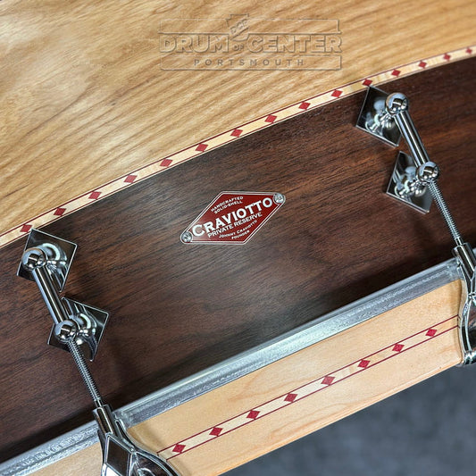 Craviotto Private Reserve Walnut/Ash 5pc Drum Set - Drum Center Of Portsmouth