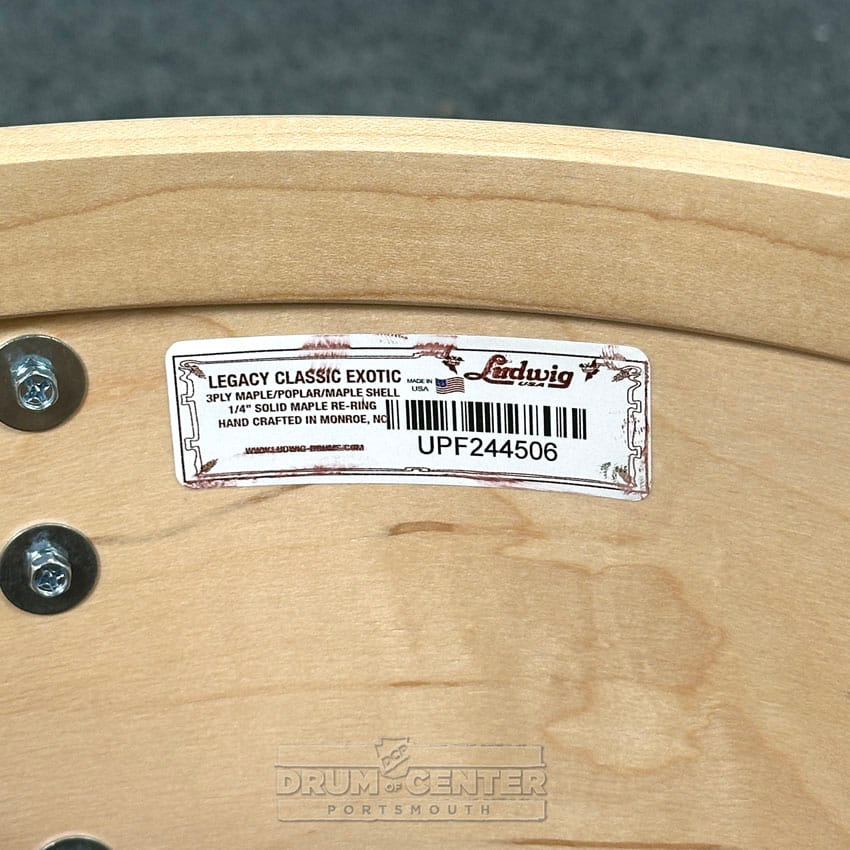 Ludwig Legacy Maple Exotic 3pc Drum Set 20/12/14 Birdseye Maple - Drum Center Of Portsmouth