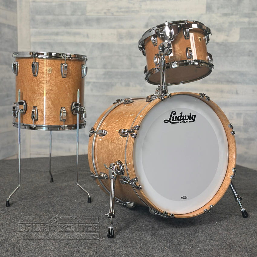 Ludwig Legacy Maple Exotic 3pc Drum Set 20/12/14 Birdseye Maple - Drum Center Of Portsmouth