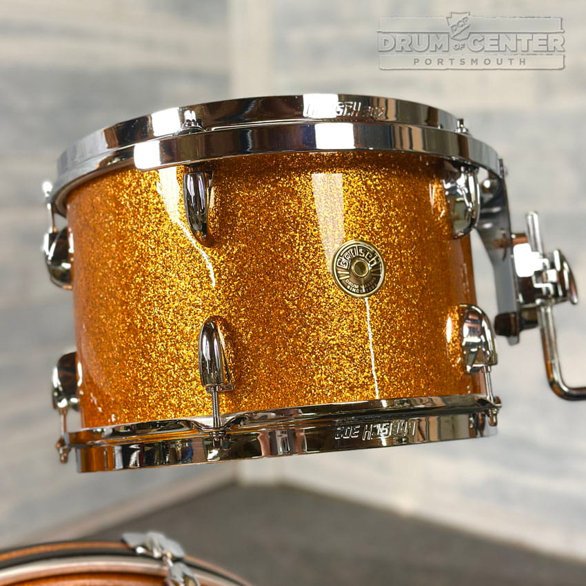 Gretsch Broadkaster 3pc Drum Set 22/12/16 Gold Sparkle - Drum Center Of Portsmouth