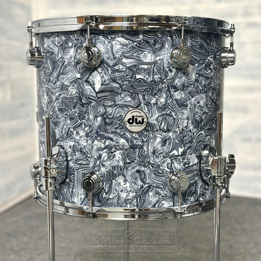 DW Collectors VLT 333 Maple 4pc Drum Set Grey Swirl - Drum Center Of Portsmouth