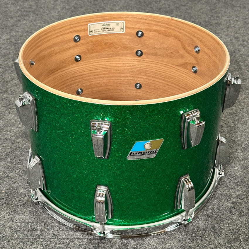 Ludwig Classic Oak 4pc Bonham Drum Set Green Sparkle - Drum Center Of Portsmouth