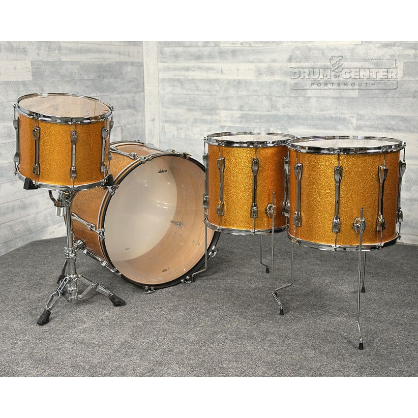 Ludwig Classic Oak 4pc 'Gold Monster' Drum Set - Drum Center Of Portsmouth