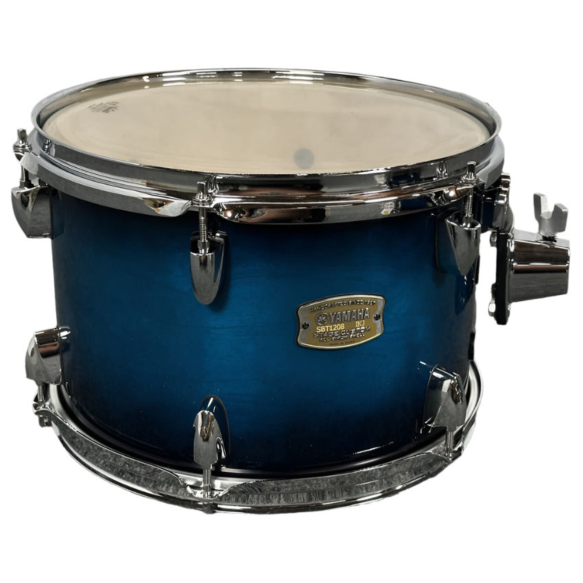 Used Yamaha Stage Custom Birch Tom 12x8 Deep Blue Sunburst - Excellent - Drum Center Of Portsmouth