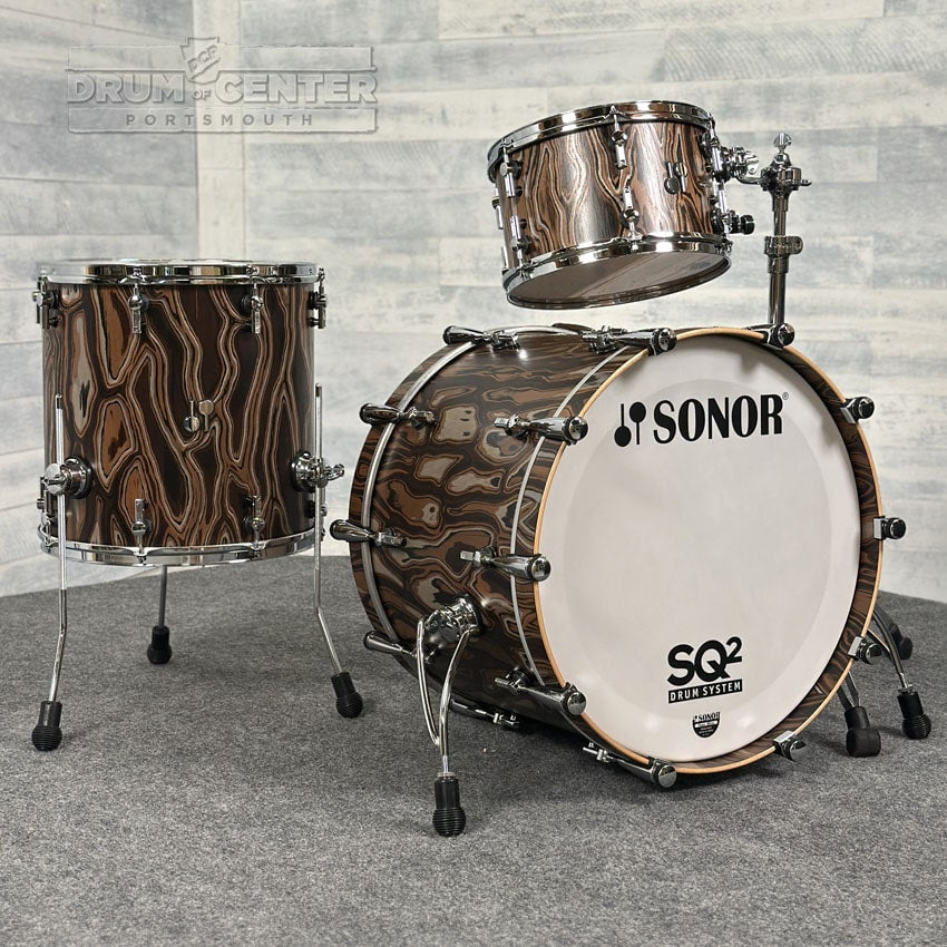 Sonor SQ2 Beech 3pc Drum Set Elder Tree Semi Gloss - Drum Center Of Portsmouth
