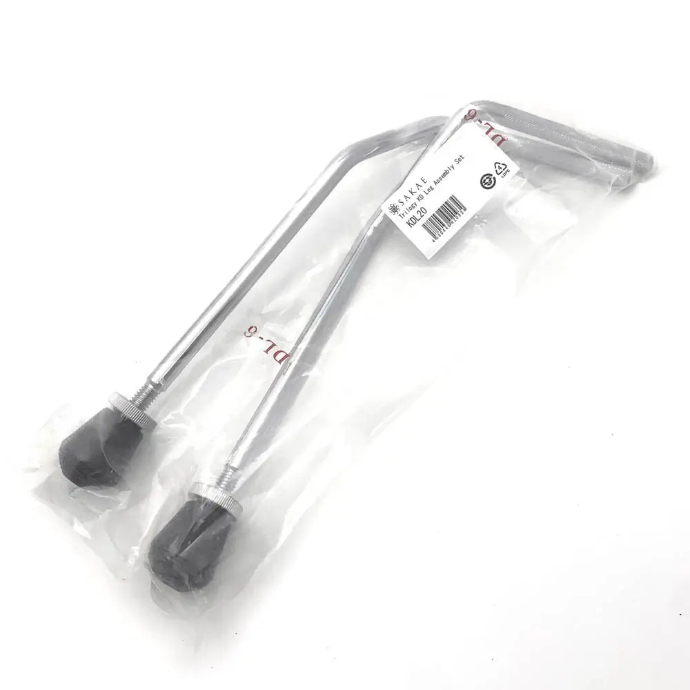 Sakae Bass Drum Spur Leg Set, Vintage-Style, Chrome - Drum Center Of Portsmouth