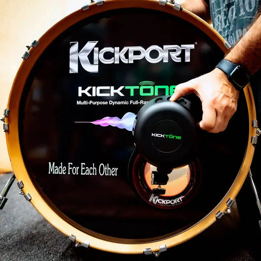 Kicktone Bass Drum Microphone Bundle w/Kickport & Hard Case - Drum Center Of Portsmouth