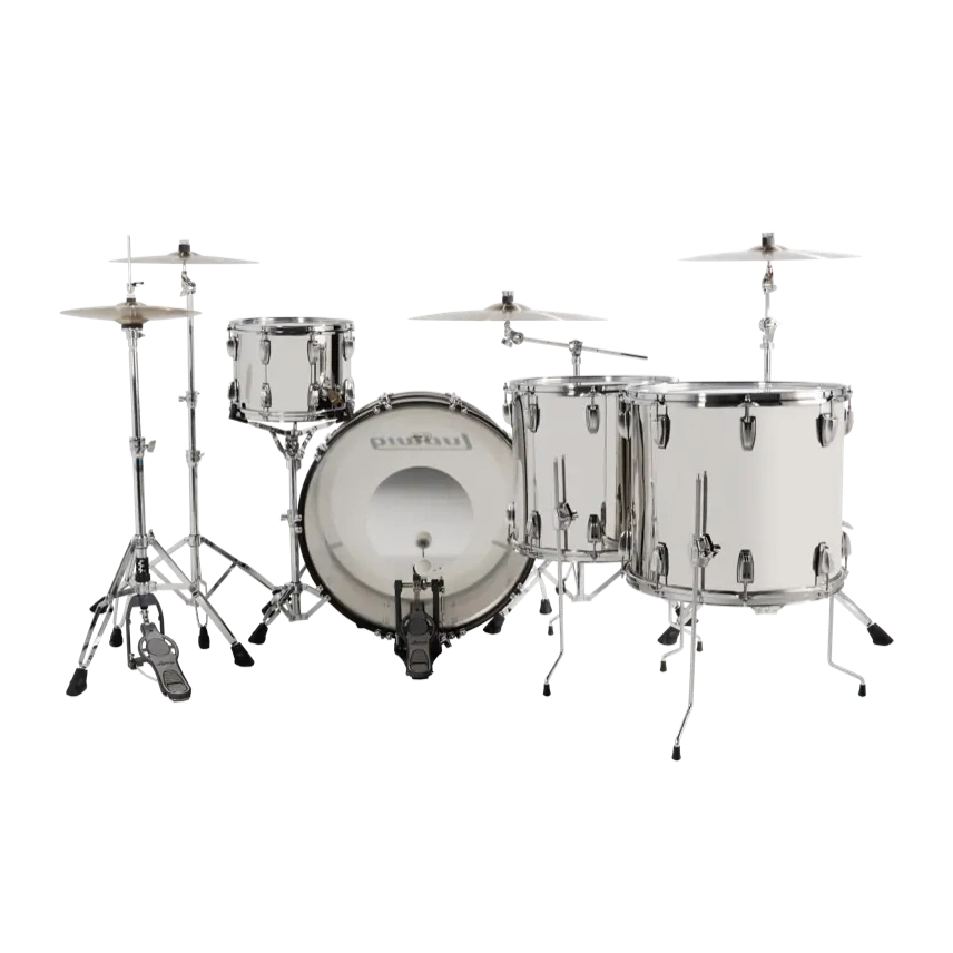 Ludwig Stainless Steel 4pc Zep Drum Set - Drum Center Of Portsmouth