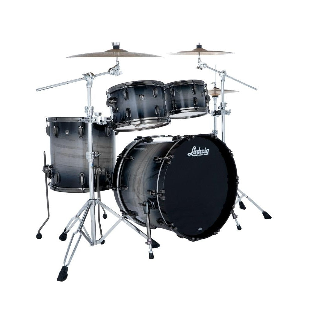 Ludwig Classic Maple Exotic Select 4pc Studio Drum Set Nocturne Burst - Drum Center Of Portsmouth