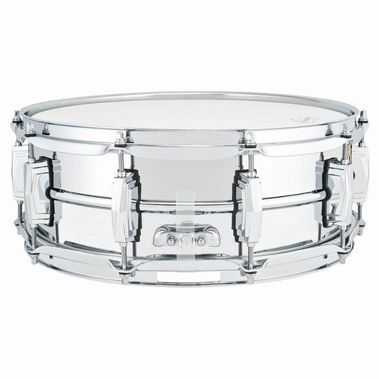 Ludwig LB400B Supraphonic Chrome Over Brass Snare Drum 14x5