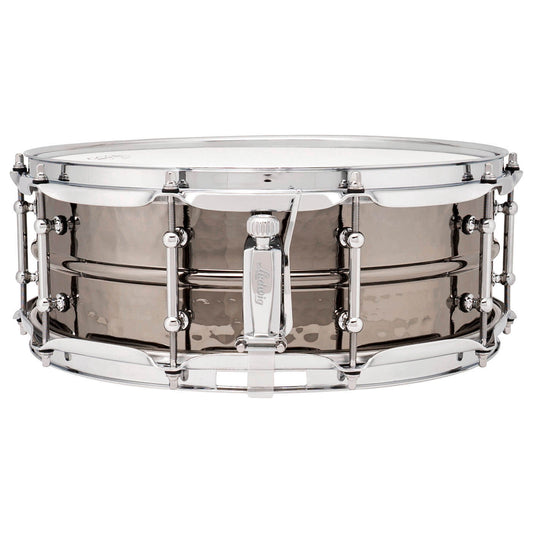 Ludwig LB416KT Black Beauty Snare Drum 14x5 Hammered w/Tube Lugs
