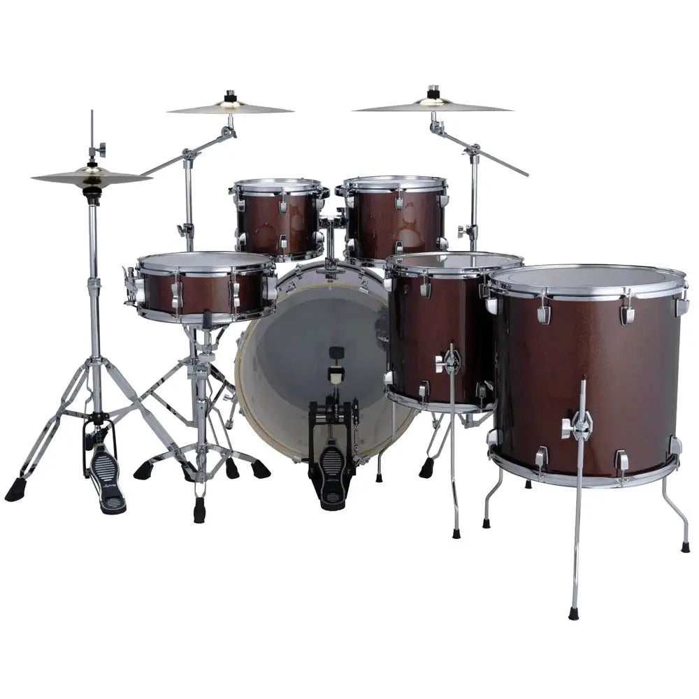 Ludwig Evolution 6pc Complete Drum Set w/Paiste Cymbals Carmel Sparkle - Drum Center Of Portsmouth