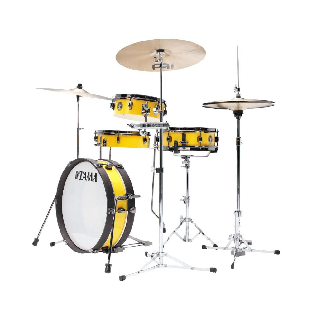 Tama Club-JAM Pancake 4pc Drum Set Electric Yellow