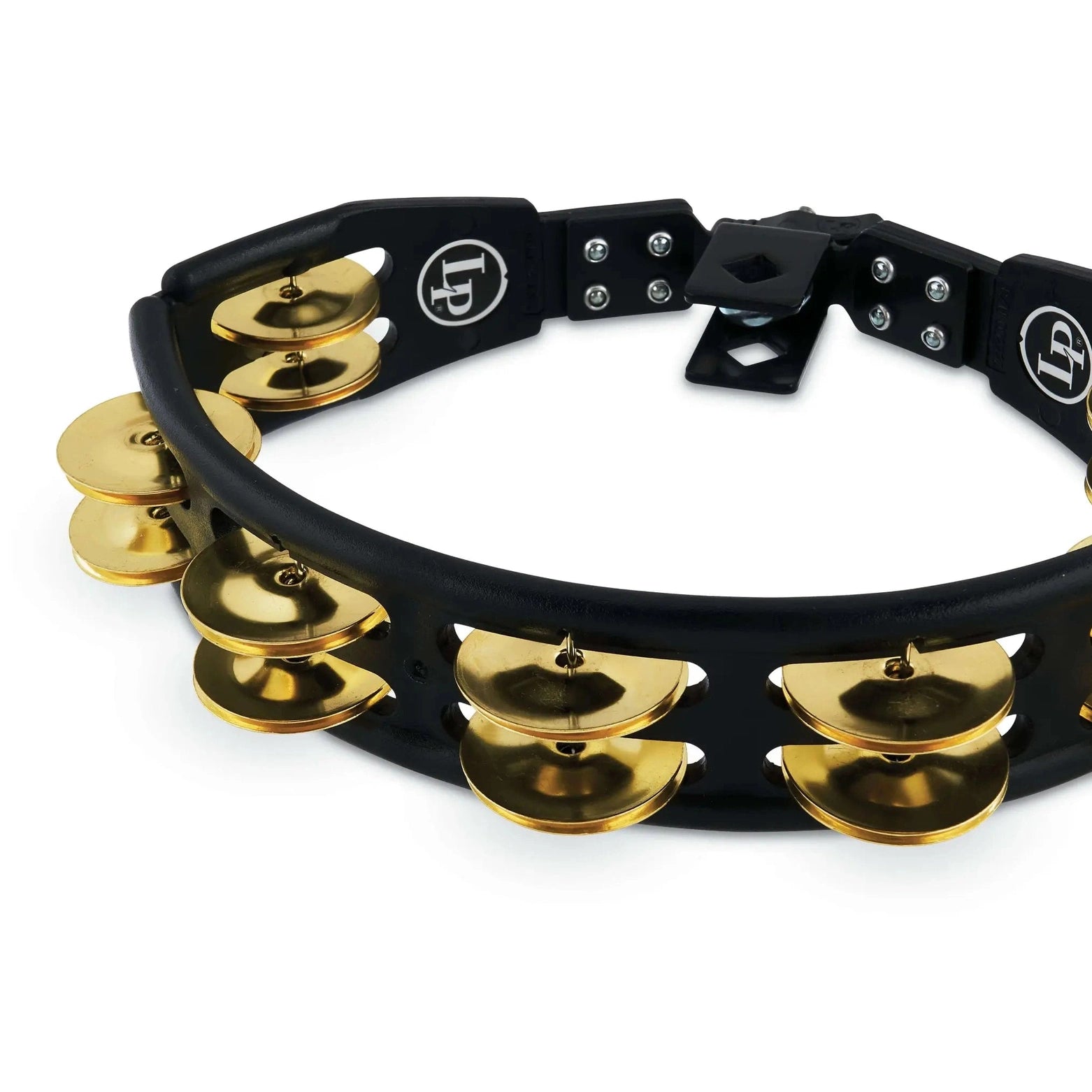 LP Cyclops Jingle Tambourine - Brass/Black/Mountable - Drum Center Of Portsmouth